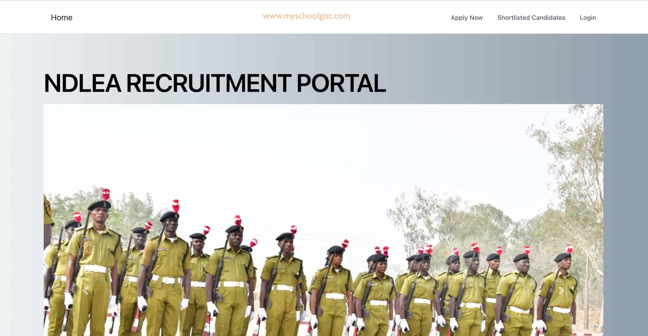 Careers on NDLEA Website