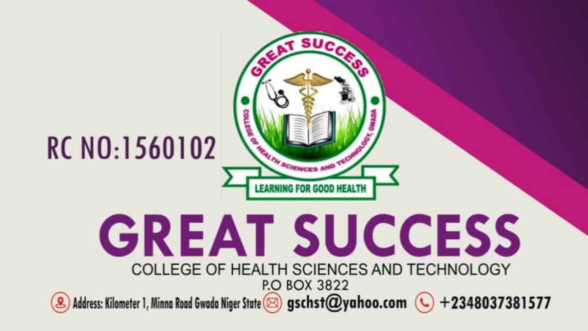 Great Success College of Health Sciences and Technology Admission Form