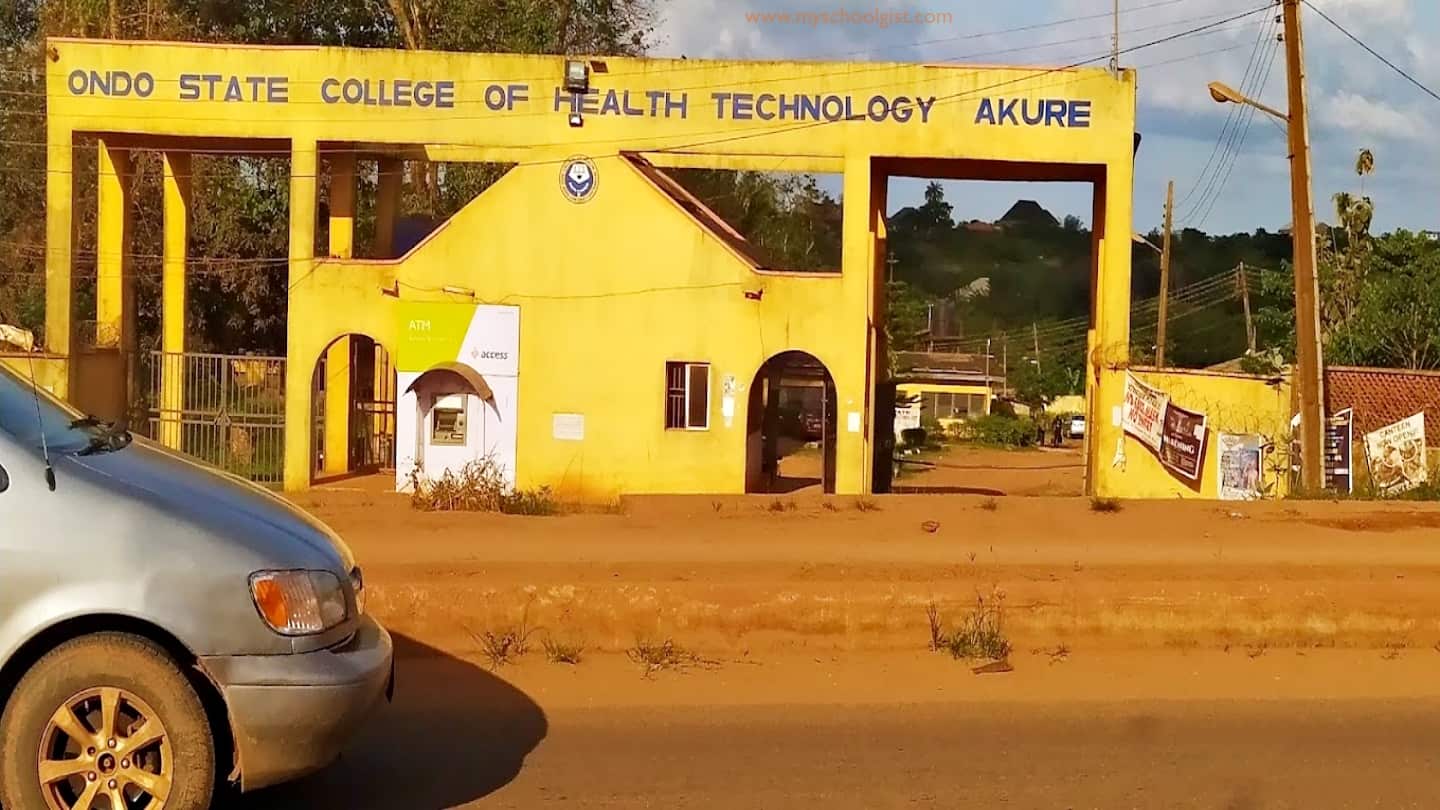 Ondo State College of Health Technology Akure Admission Form