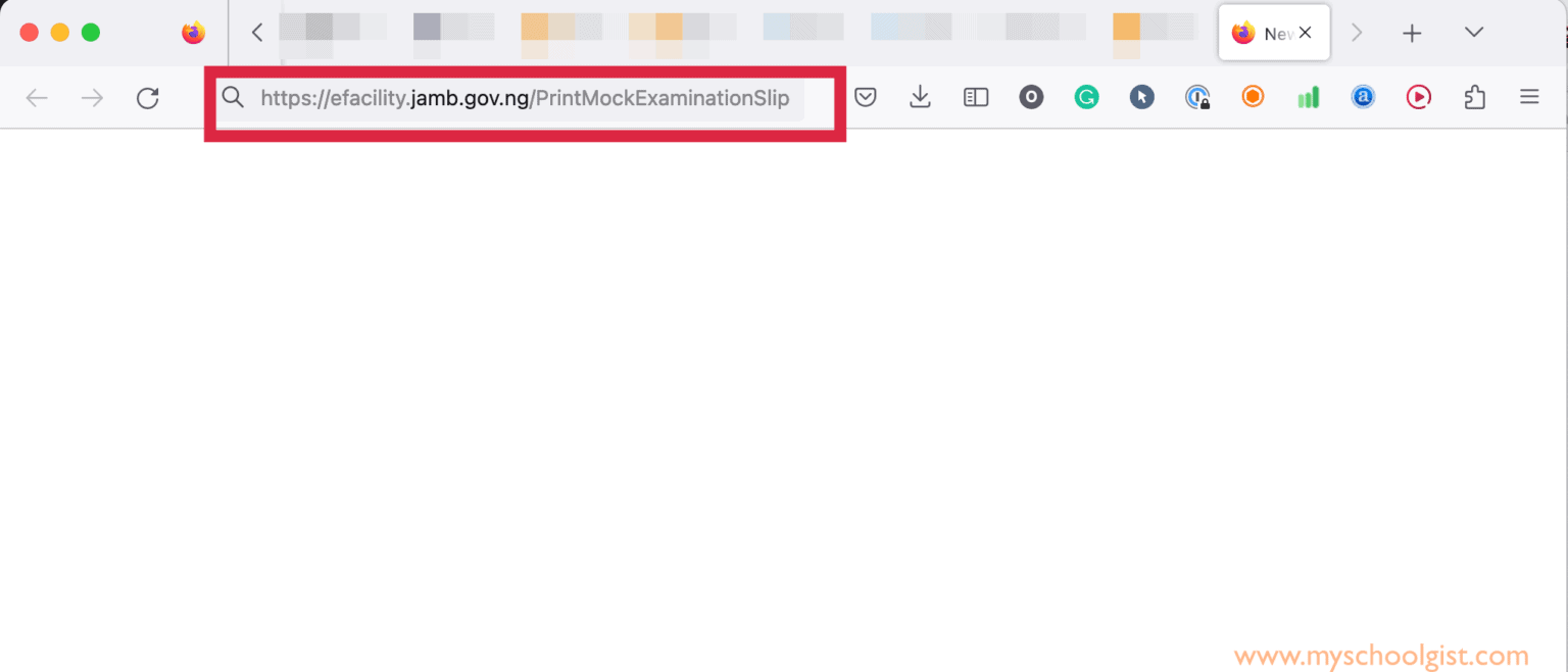 How to Print 2023 JAMB Mock Examination Slips Supplementary