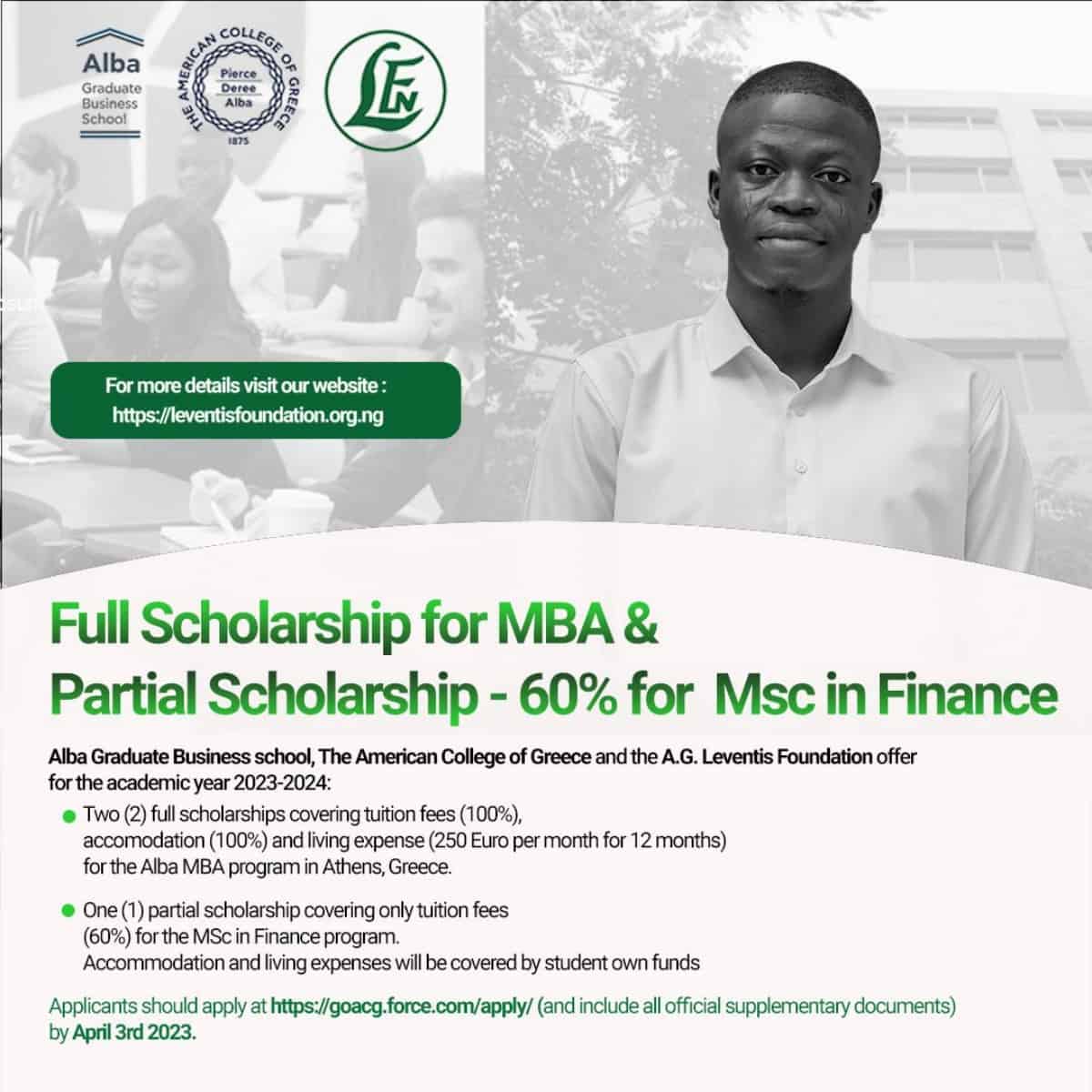 Leventis Foundation Scholarships