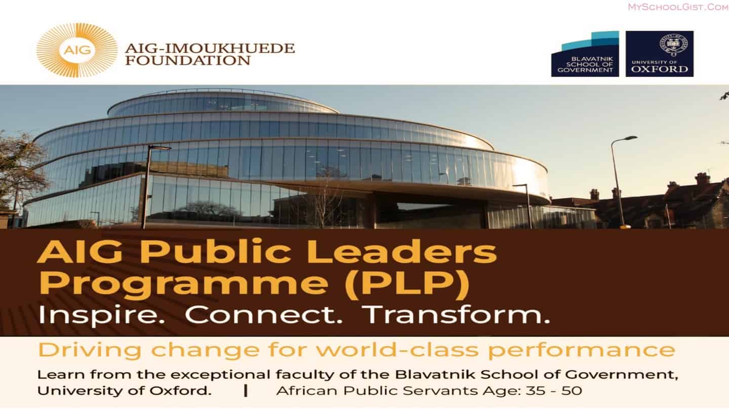 The AIG Public Leaders Programme (AIG PLP)