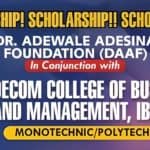 Dr. Adewale Adesina Foundation Scholarship at Adecom College