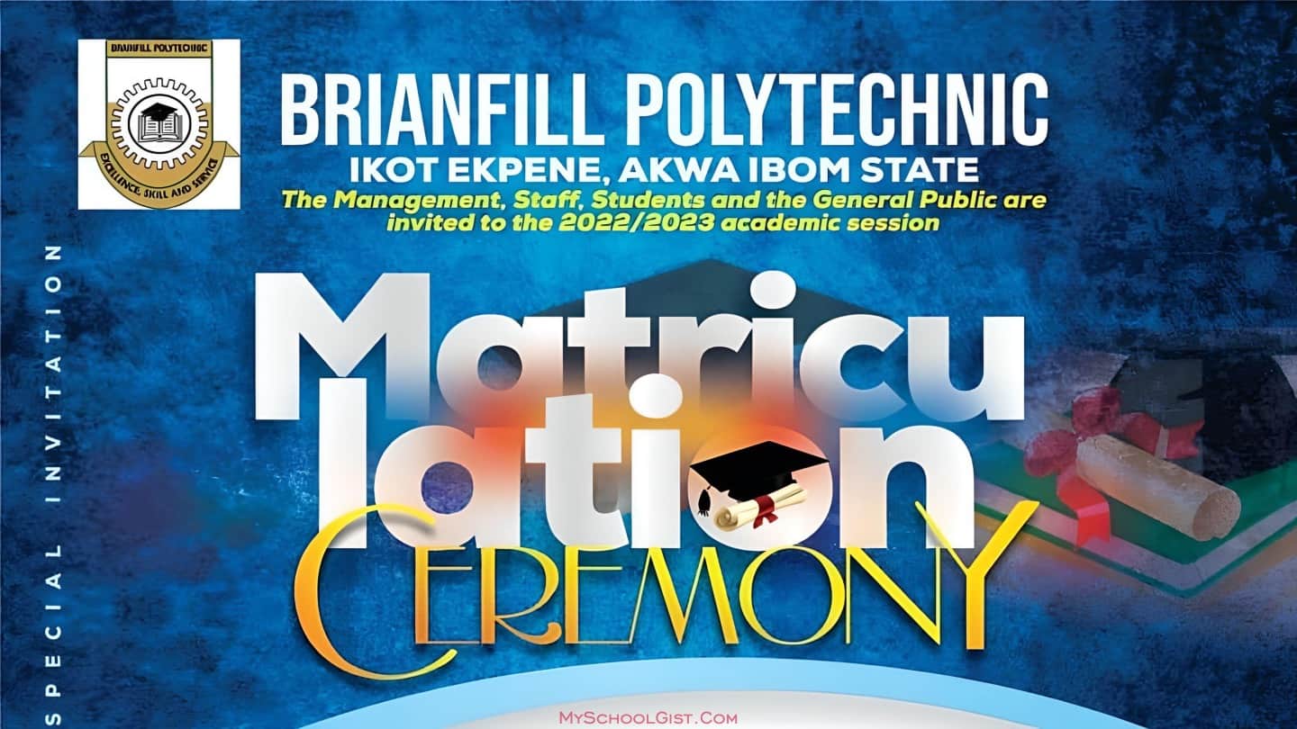 Brainfill Polytechnic Matriculation Ceremony