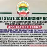 Ekiti State Scholarship & Bursary Awards 2023/2024: Apply Now