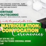 Heritage Poly 14th Matric & 12th Convocation Ceremonies