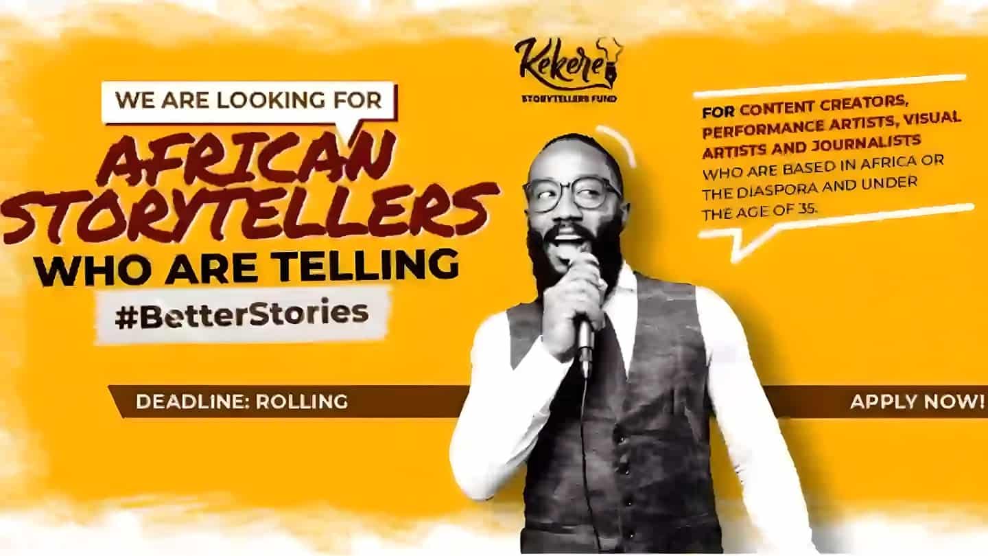 Africa No Filter's Kekere Storytellers Fund