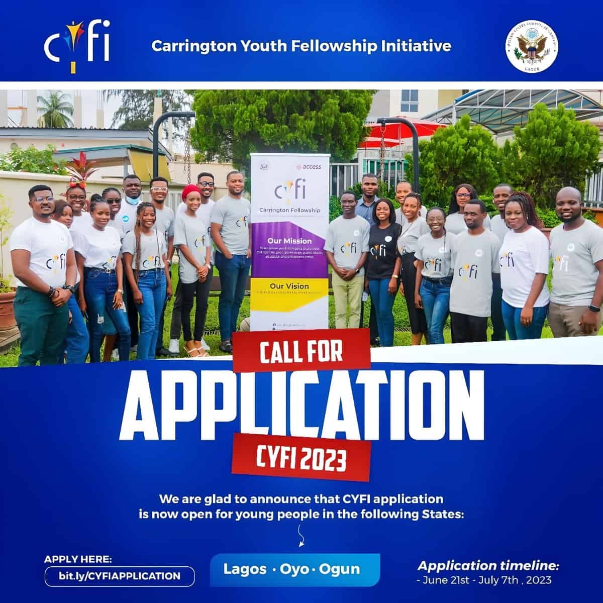 Carrington Youth Fellowship Initiative (CYFI) 2023