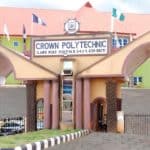 Crown Poly ND & HND Admission Form 2024/2025