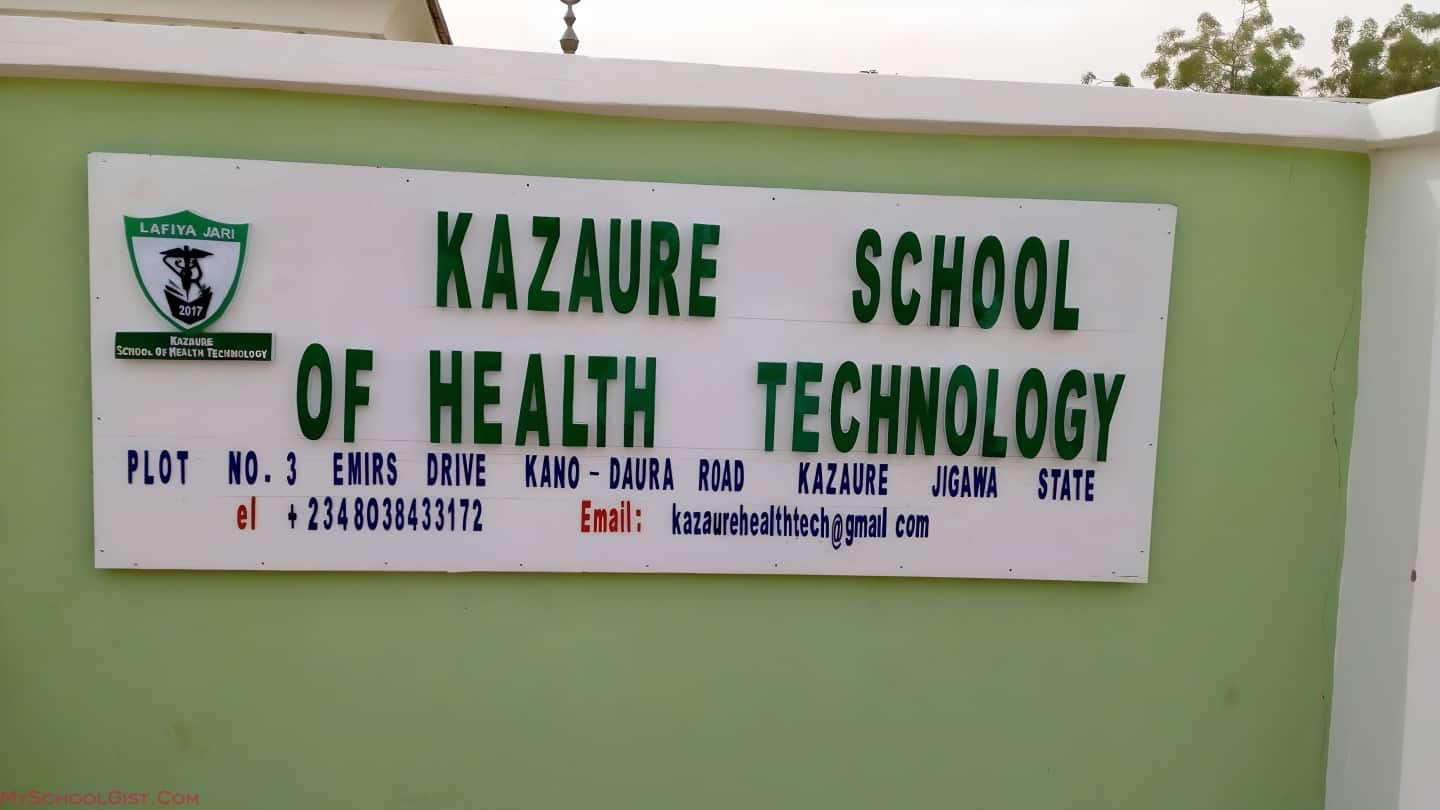 Kazaure School of Health Technology Admission Form