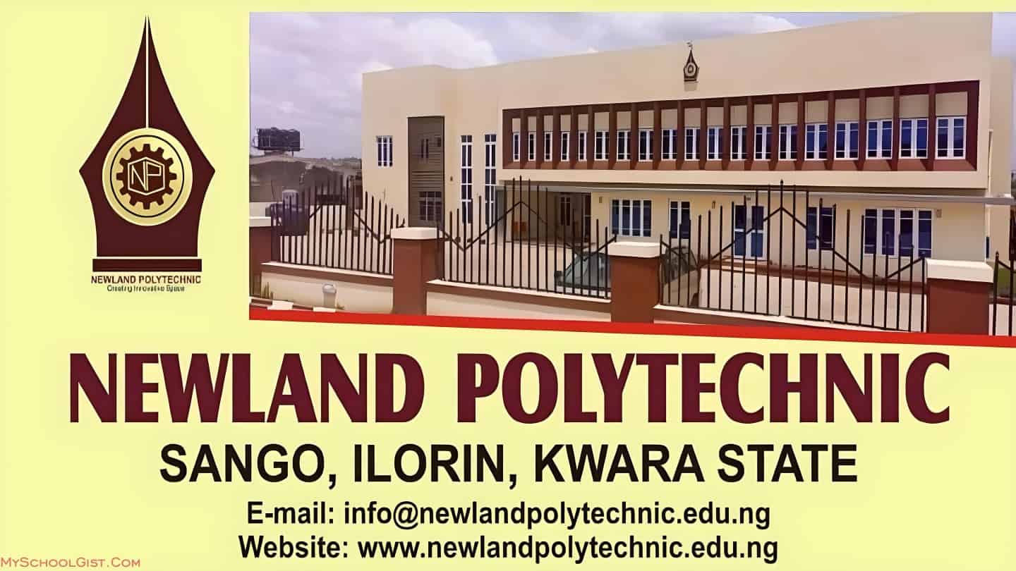 Newland Polytechnic Post UTME Form for ND Admission