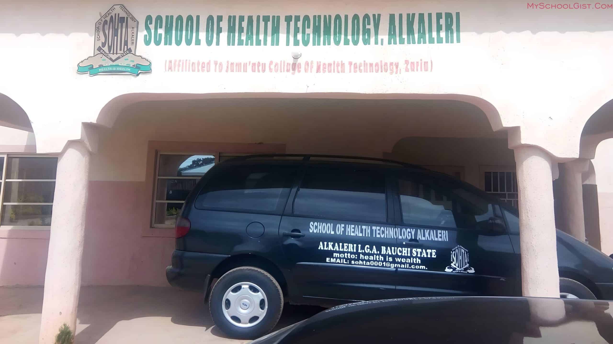 School of Health Technology Alkaleri (SOHTA) Admission List