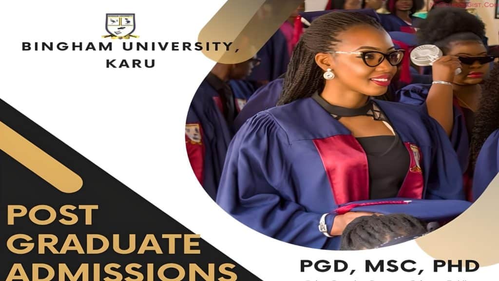 Bingham University Postgraduate Form 2023/2024 • MySchoolGist