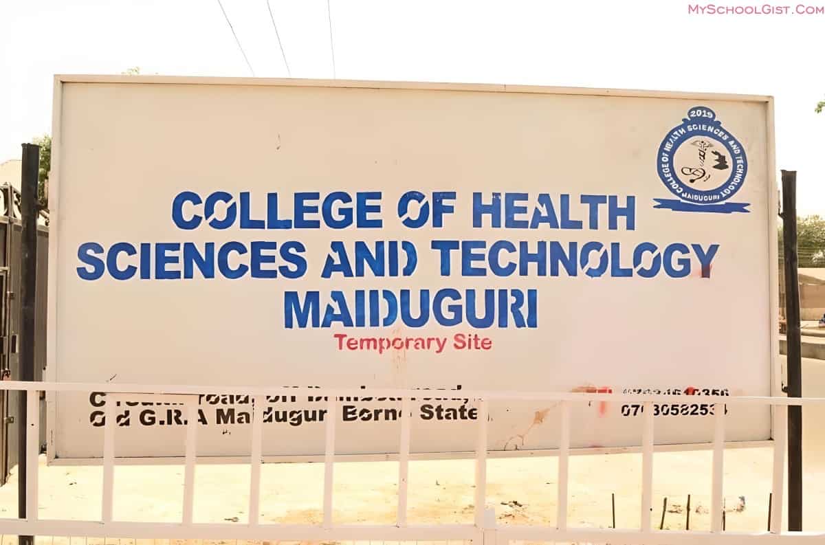 College of Health Sciences and Technology Maiduguri Admission Form