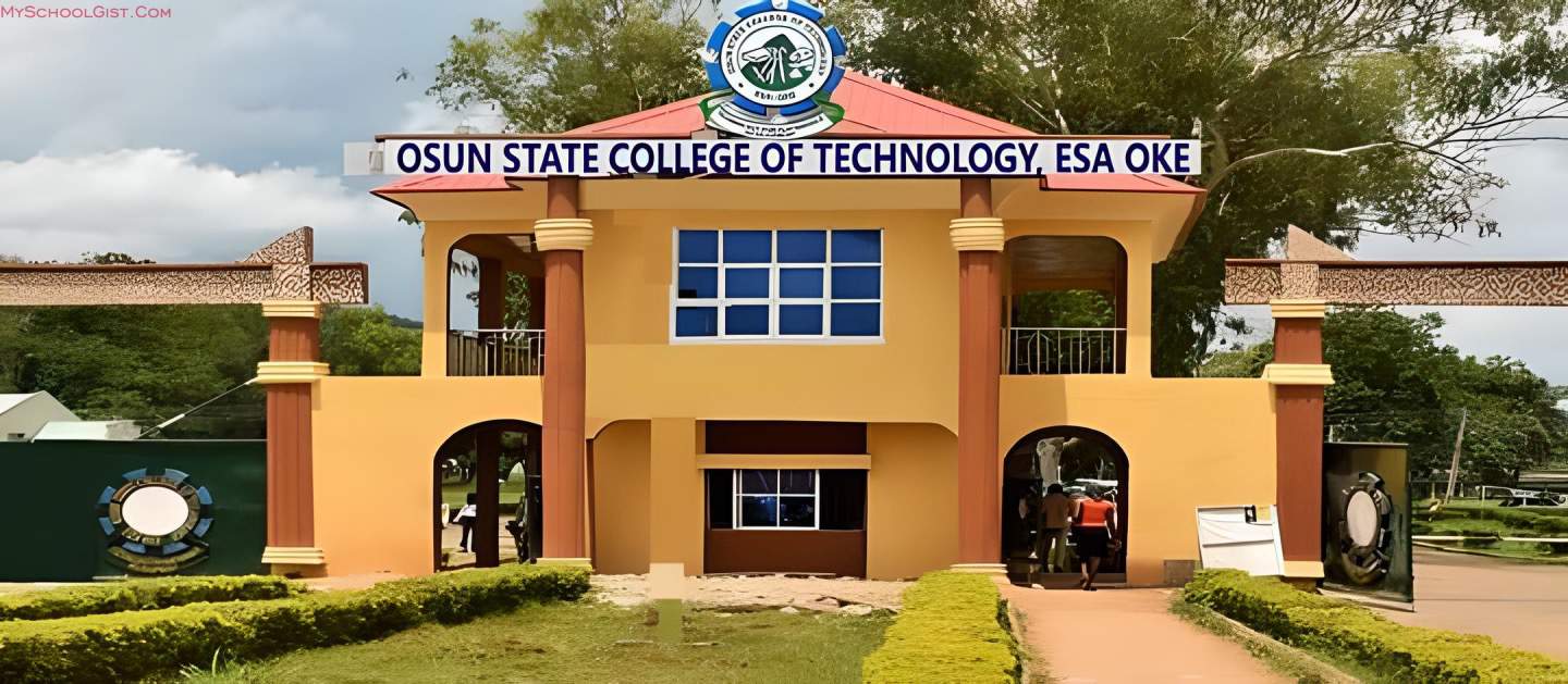 Osun State College of Technology (OSCOTECH) Post UTME Form