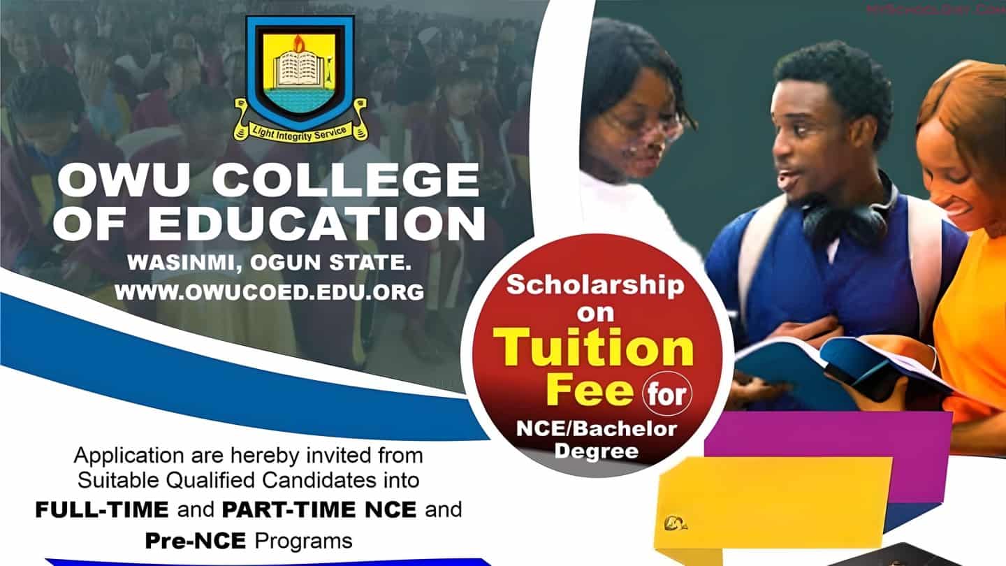 Owu College of Education (OWUCOED) Admission Form