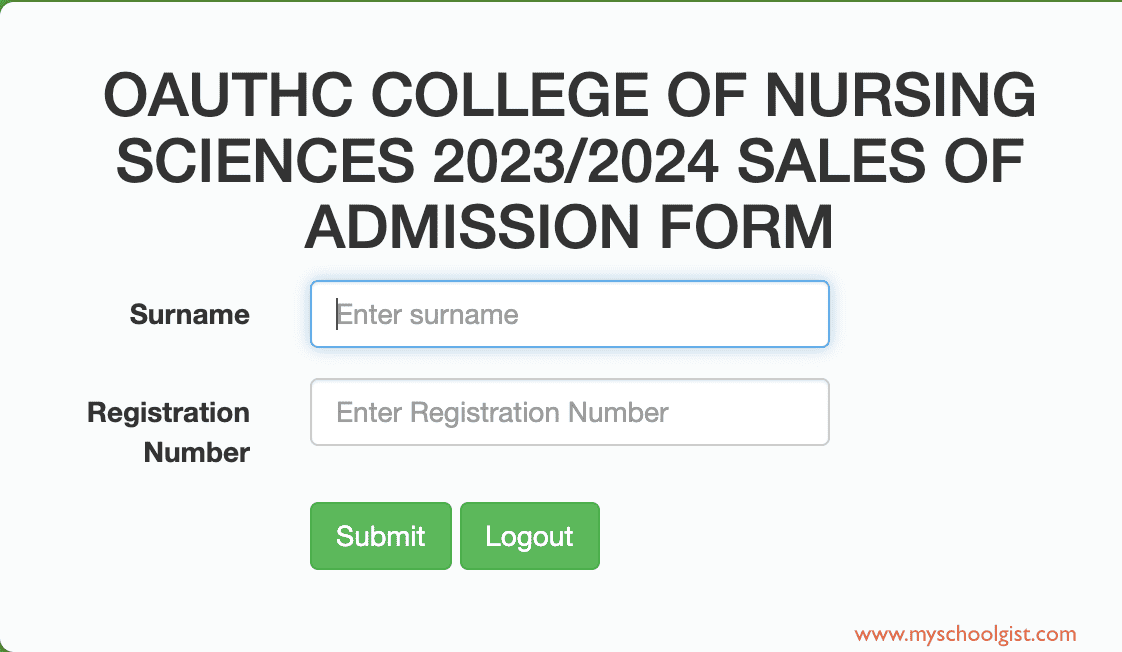 How to Check OAUTHC College of Nursing Sciences Post-UTME Results 2023-2024