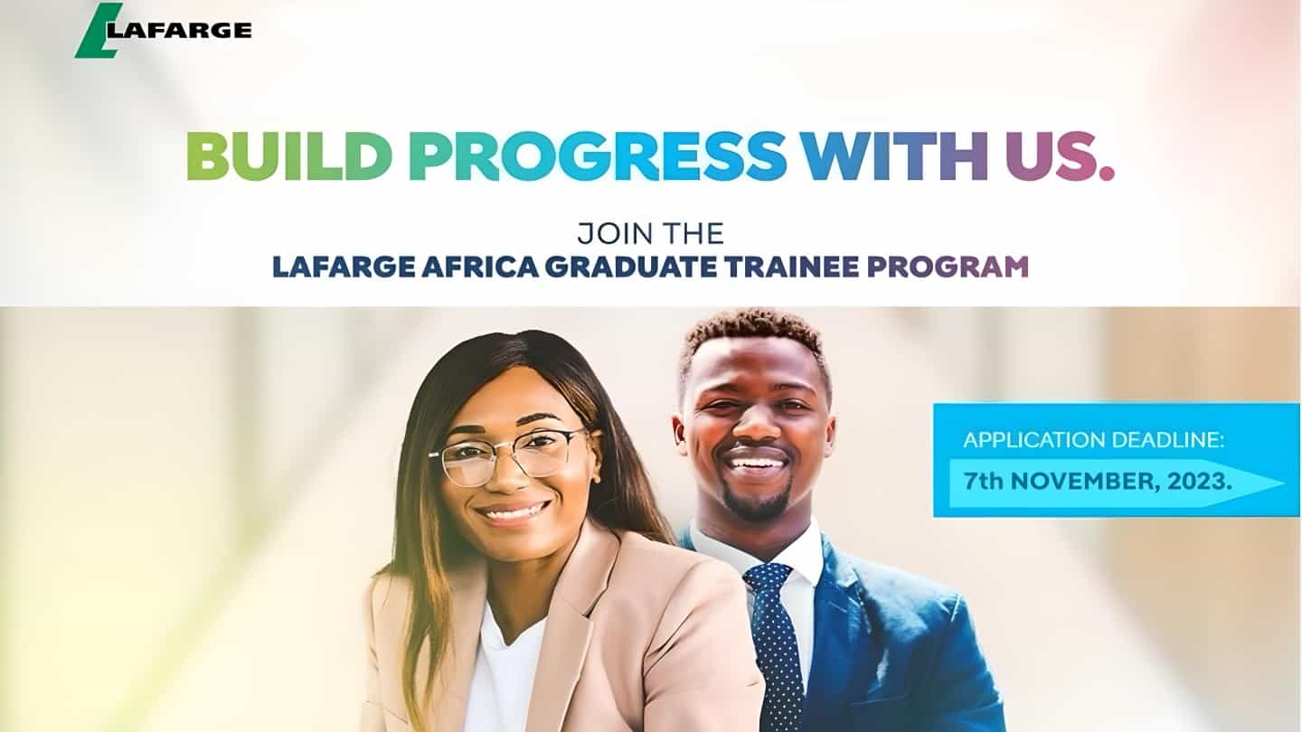 Lafarge Africa Plc Graduate Trainee Programme