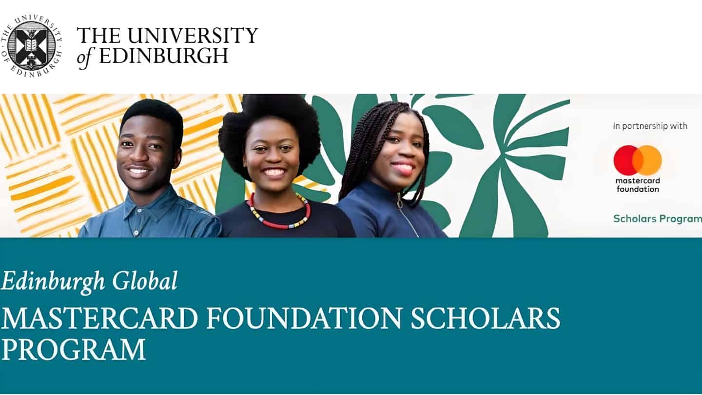 Mastercard Foundation On-campus Postgraduate Scholarships at University of Edinburgh