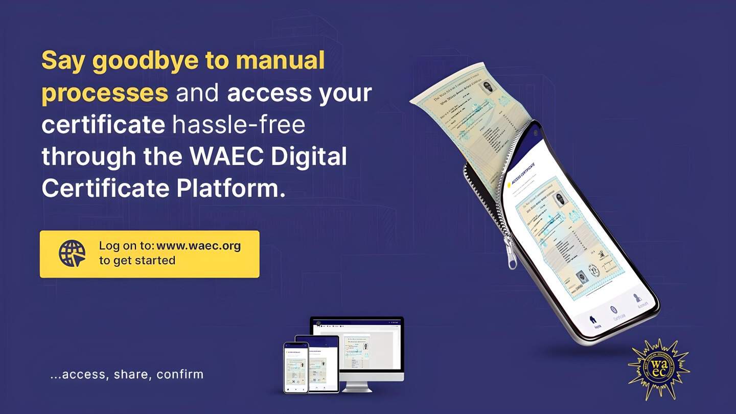 West African Examinations Council (WAEC) Digital Certificate Platform