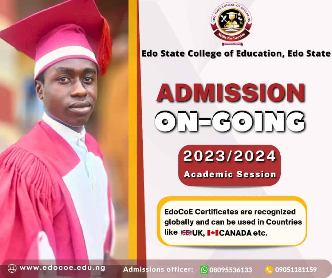 Edo State College of Education (EDOCOE) Post UTME Form