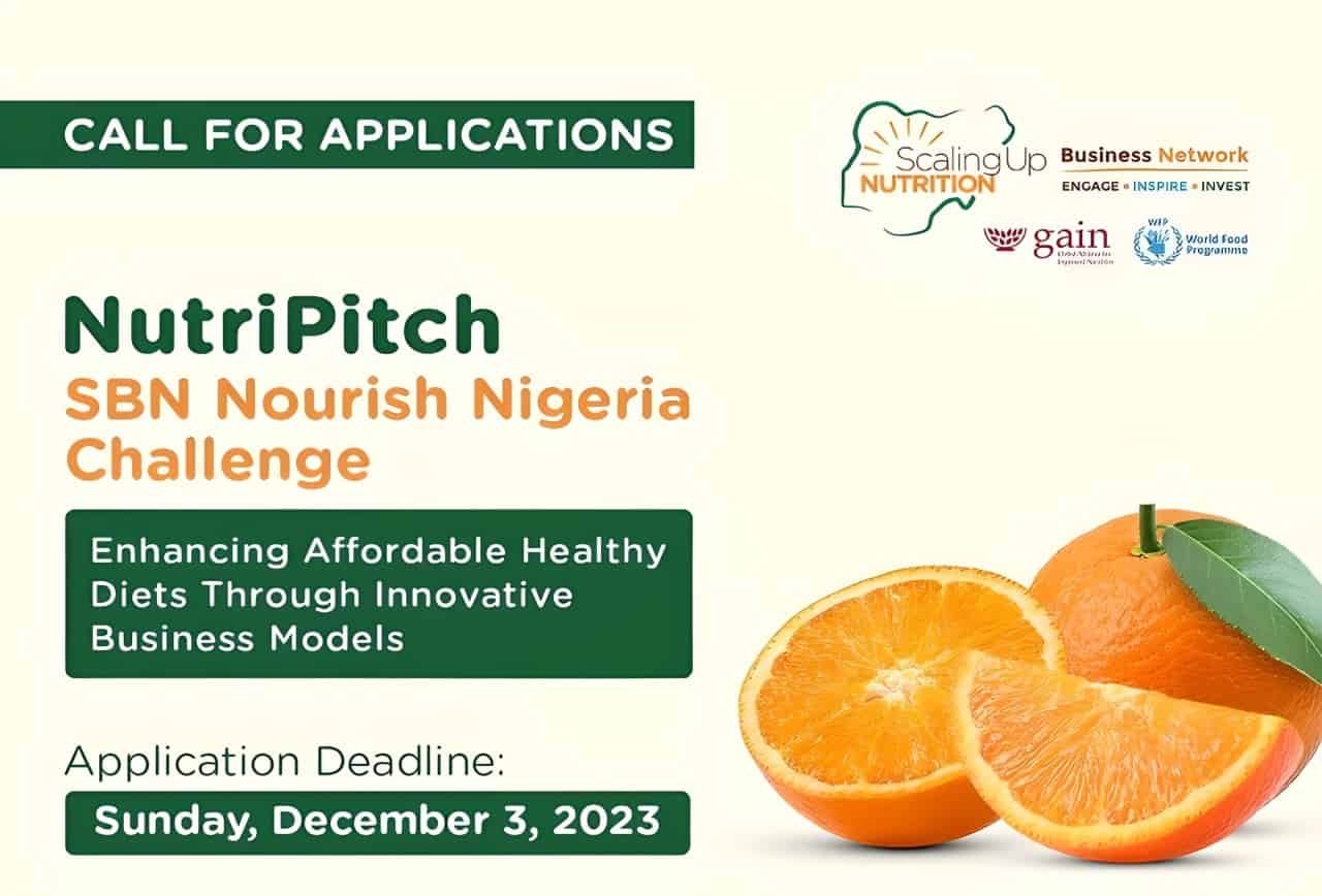 SBN Nourish Nigeria Challenge: NutriPitch