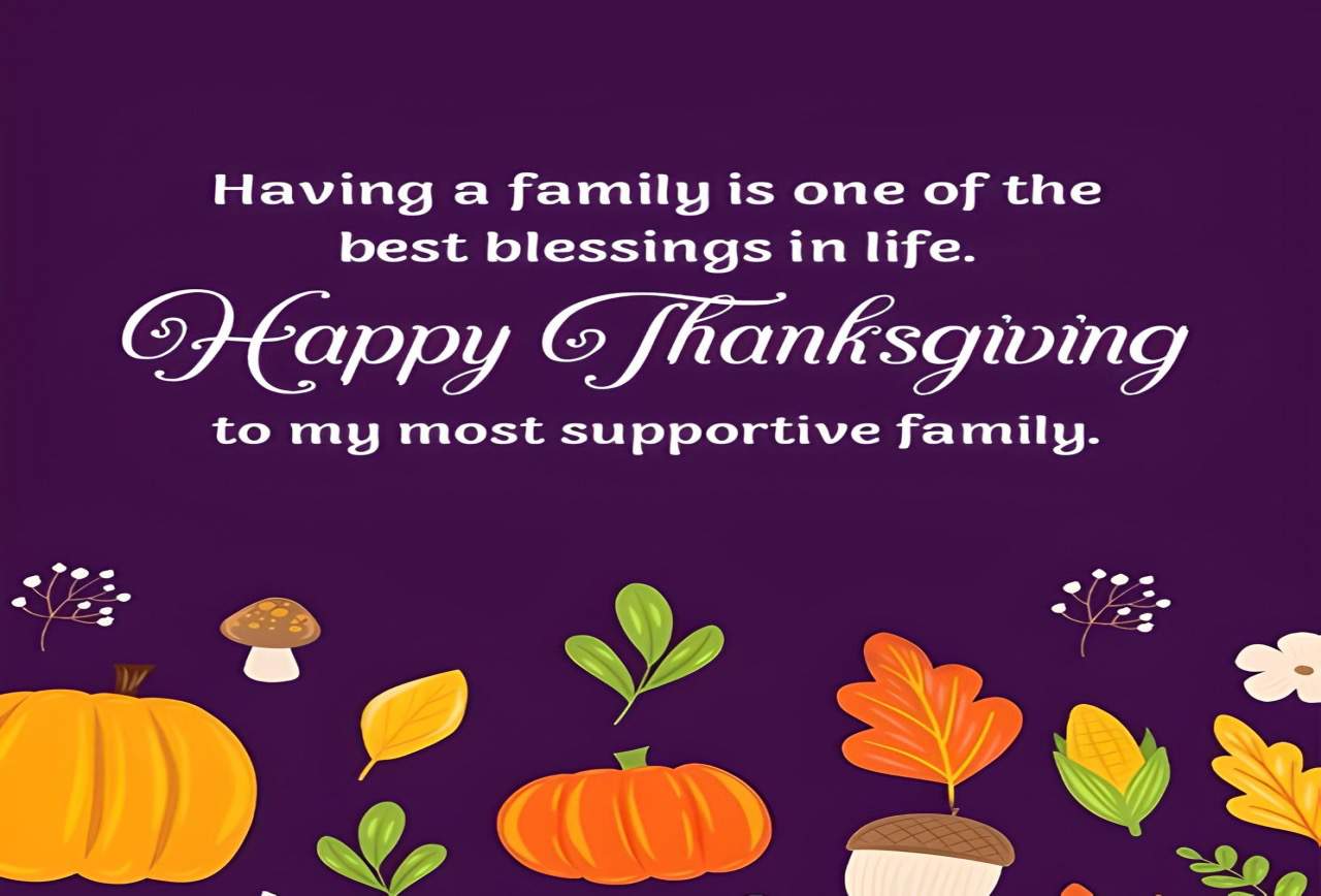 Thanksgiving Messages For Family & Loved Ones