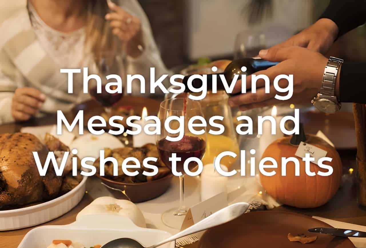 Thanksgiving Messages for Clients