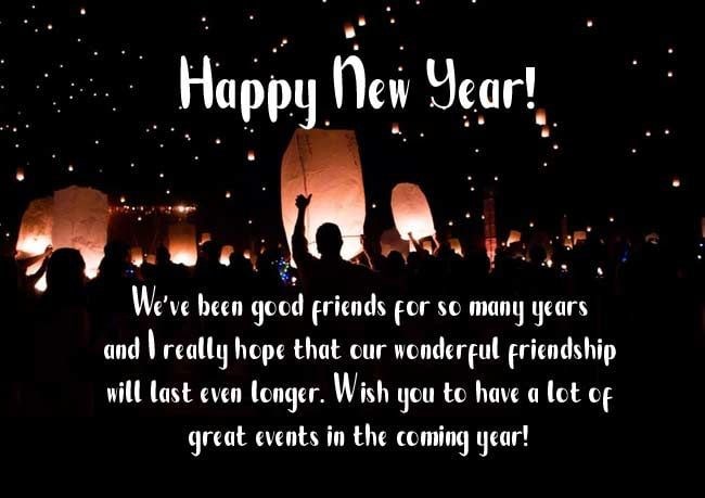 Happy New Year Messages For Friends