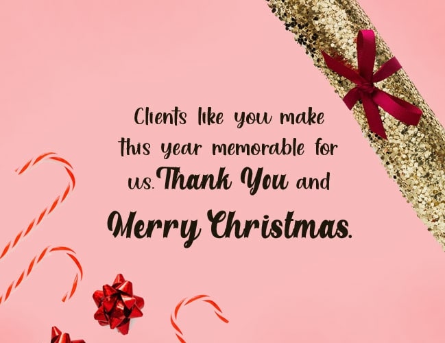 Merry Christmas Messages For Clients/Customers