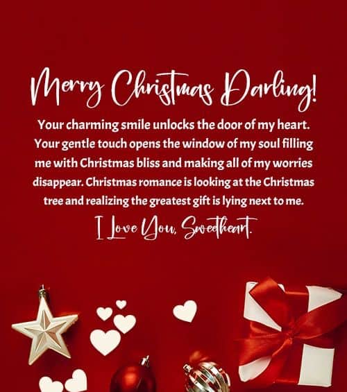 Romantic Merry Christmas Messages for Lovers