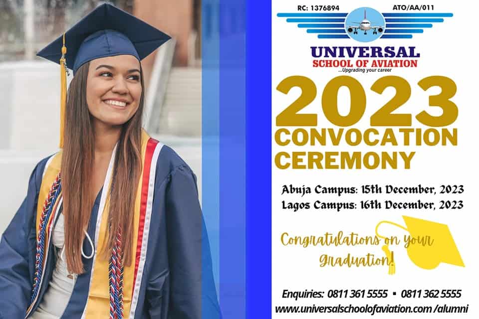 Universal School of Aviation (USA) Convocation