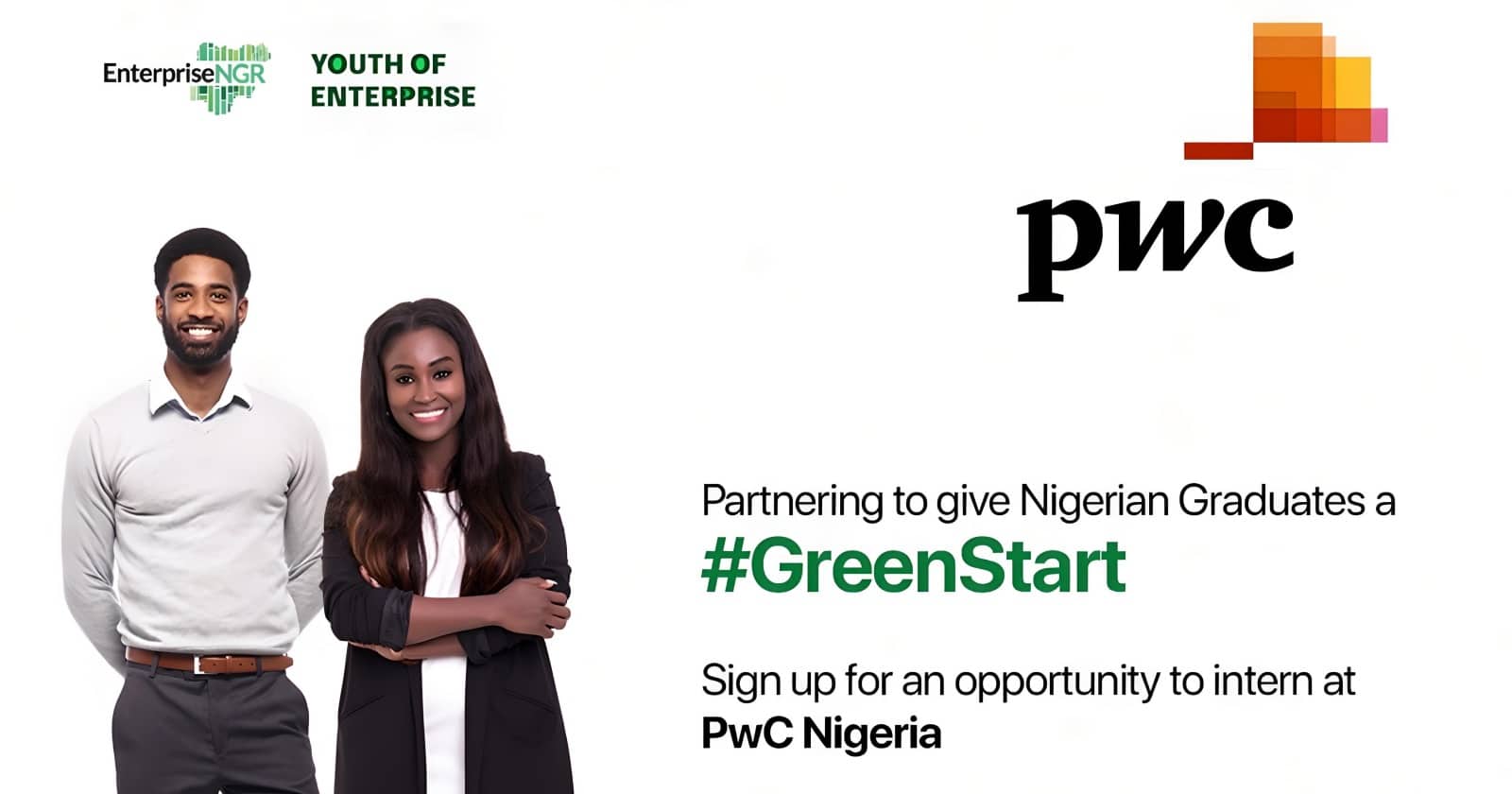 PwC/EnterpriseNGR Youth of Enterprise’s GreenStart Programme