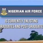 Apply for Nigerian Air Force DSSC Recruitment 2024