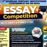 Win N1 Million in Nigeria's SDG Youth Essay Contest 2024