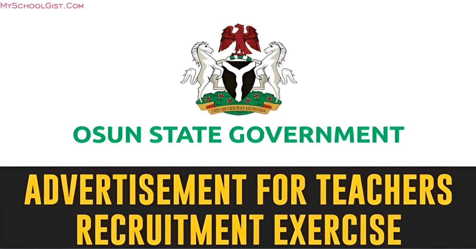 Osun State Government Teachers Recruitment | TESCOM & SUBEB