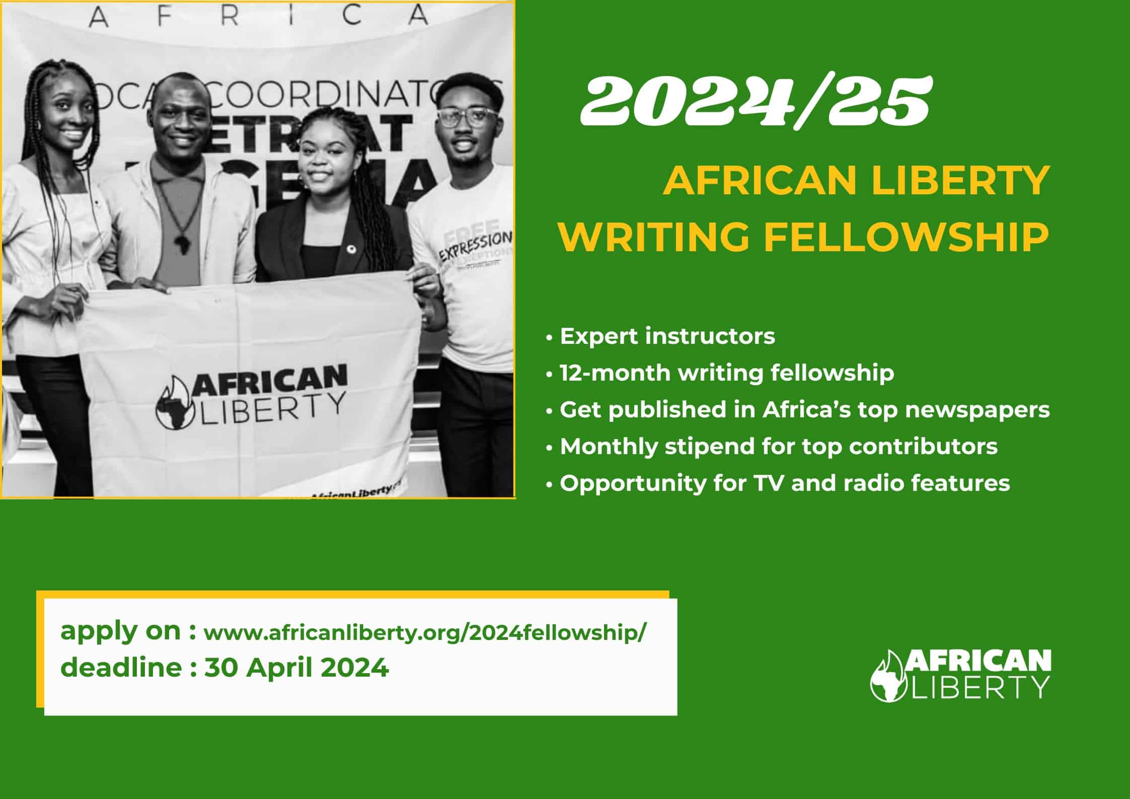 African Liberty Writing Fellowship Program