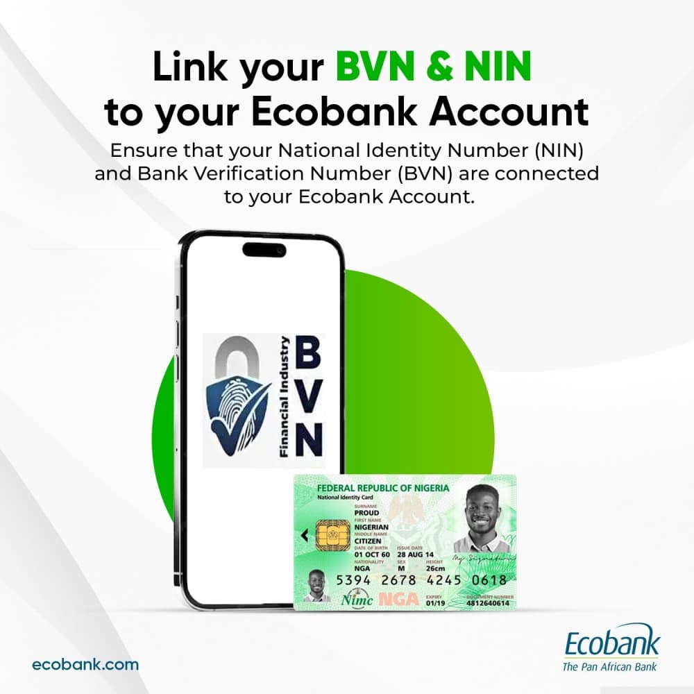 Link Your National Identification Number (NIN) to Your Ecobank Account