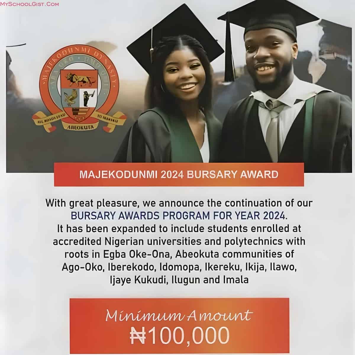 Majekodunmi Bursary Award