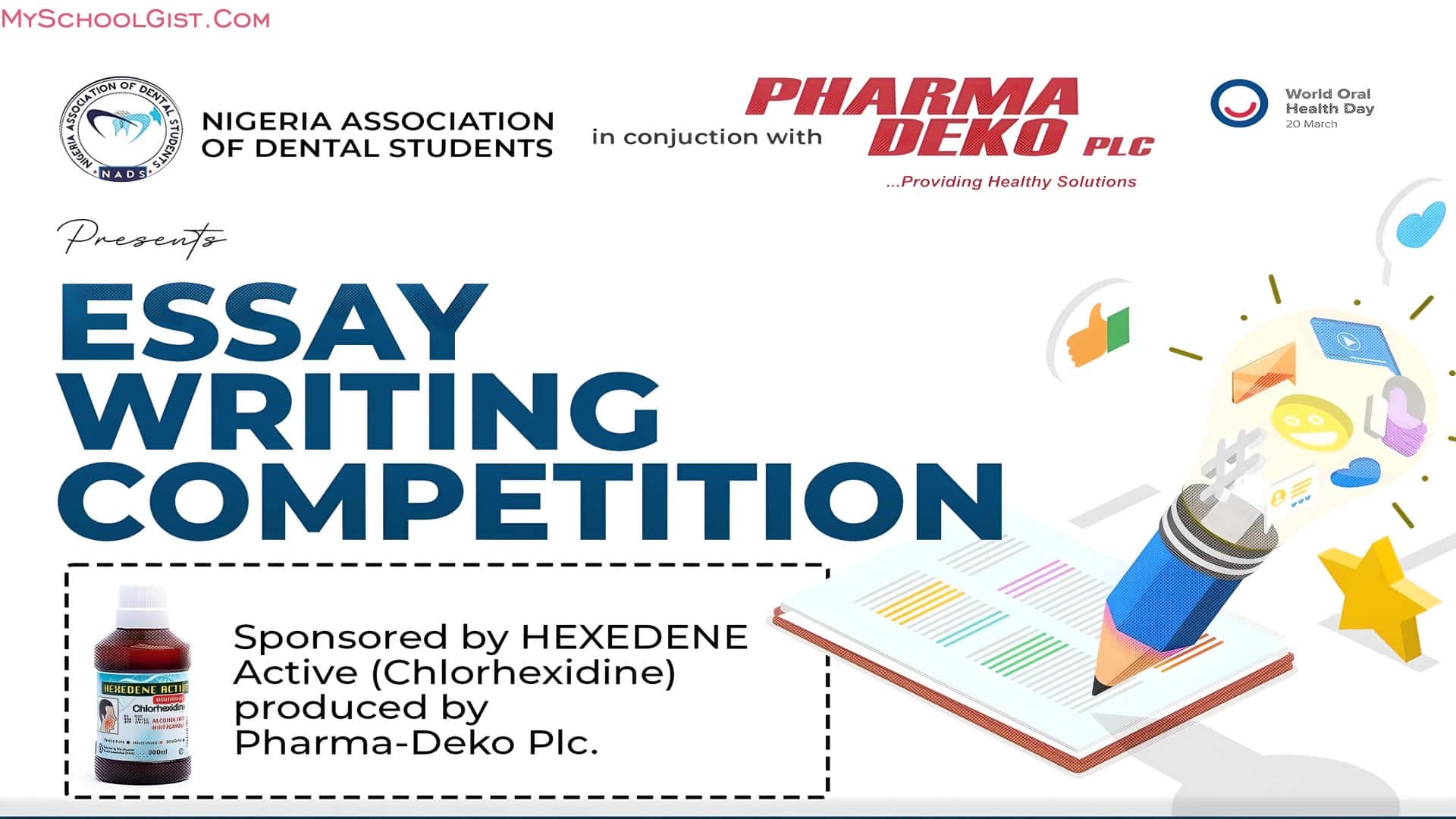 Nigeria Association of Dental Students (NADS) Essay Writing Competition