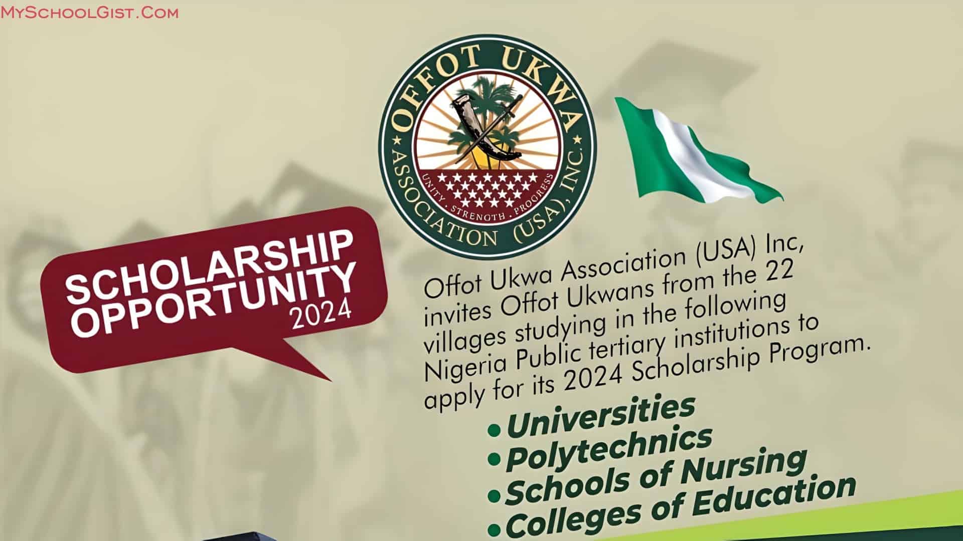 Offot Ukwa Association (USA) Inc Scholarship Program