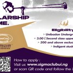 Apply Now: Sigma Club 2024 Scholarship Scheme