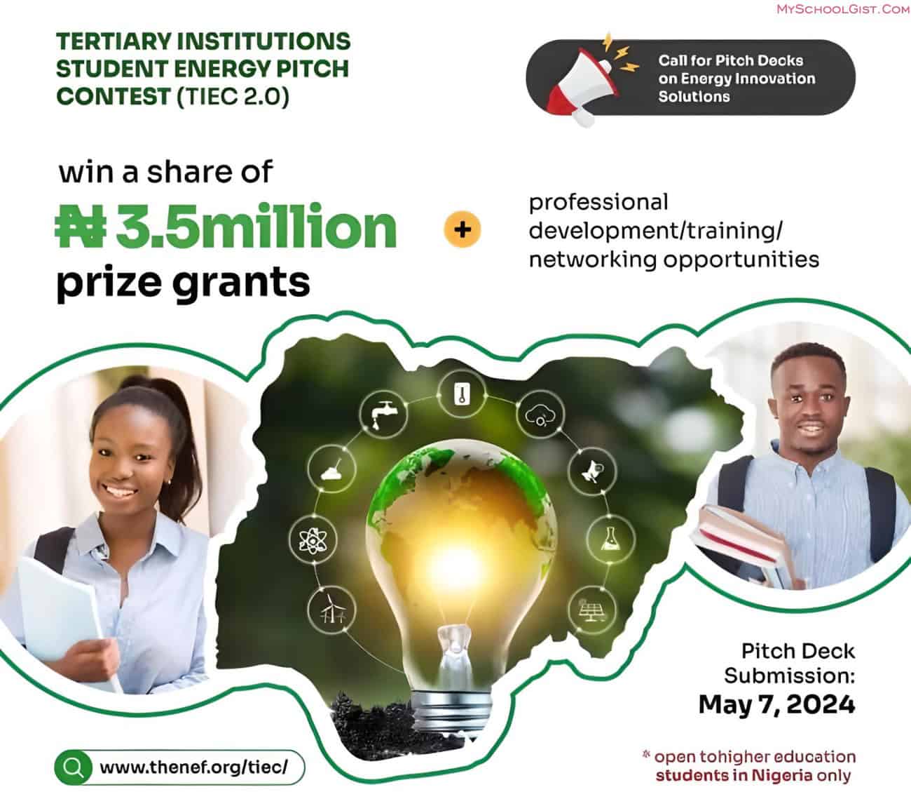 NEF Tertiary Institutions Energy Pitch Challenge (TIEC)