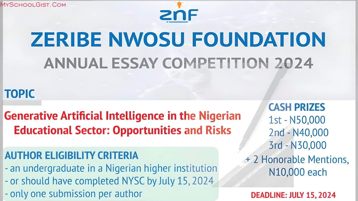 Zeribe Nwosu Foundation (ZNF) Essay Competition