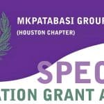 MKPATABASI Houston Chapter Education Grant Award 2024